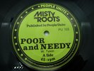 MISTY IN ROOTS POOR AND NEEDY B/W FOLLOW FASHION 12'' RARE ROOTS REGGAE DUB