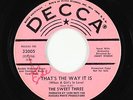Northern Soul Girl Group 45 - Sweet Three - That's The Way It Is - Decca VG+ mp3
