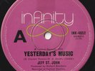 JEFF ST. JOHN 45: YESTERDAY'S MUSIC/IN THE WINDO AUSSIE INFINITY 4852 NM/EX 1972