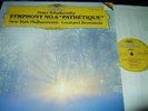 BERNSTEIN : TCHAIKOVSKY SYMPHONY NO.6 PATHETIQUE LP 1987 DGG DIGITAL GERMANY