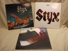 STYX (set of 3) Equinox, Cornerstone, Styx II, LP Vinyl Records