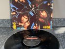 Lp Kiss Crazy Nights US Club Edition Gene Simmons Vinyl Album LYRIC INNER  EX/EX