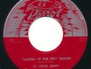 ST. LOUIS JIMMY - Murder In The First Degree /Going Down - PARROT R&B Blues 45