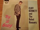 Cliff Bennett & Rebel Rousers : Try It Baby EP - UK EX++ vinyl 7