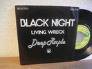 7'- DEEP PURPLE = BLACK NIGHT / LIVING WRECK 70s SINGLE Hardrock, prog Rock