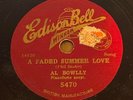 AL BOWLLY A Faded Summer Love Edison Bell  5470 10