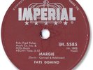 Super Rare 1959 FATS DOMINO Rock’n Roll 78 RPM Record. Margie