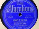 Billie Holiday If I Were You / Forget If You Can 78rpm 10