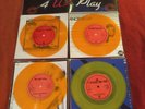 U2 4 U2 PLAY ORANGE VINYL VERSION RARE THREE/ANOTHER DAY PACK