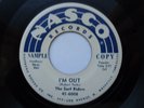 SURF RIDERS 45 'I'M OUT' USA NASCO MONSTER 1958 ROCKABILLY ROCK 'N' ROLL VG+