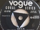 Johnny Burnette Trio,Tear It Up,VG+, Coral,1956,Rock n Roll, Rockabilly