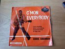 Eddie Cochran C'Mon Everybody EP 45 RE-U 1214 London American 1960 Rockabilly