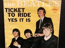 THE BEATLES Ticket to Ride / Yes It Is 7” 45RPM SINGLE Capitol Records 5407