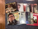 Johnny Cash Kitty Wells Emmylou Harris Tammy Wynette Vinyl record lot