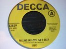 silk falling in love aint easy decca dj   usa orig  soul 45 northern soul