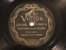 JAZZ KING OLIVER ORCH Rhythm Club Stomp / Edna VICTOR 38137  EE+