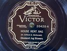 Victor 20420 Dixieland Jug Blowers HOUSE RENT RAG jug band 78 rpm EE+ 1926 Dodds