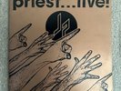 JUDAS PRIEST LIVE 2 LP PROMO STAMPED INNER SLEEVES VG++ VINYL