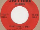 Fabulous Dimensions I Can't Take It Baby Sapphire  Soul Northern Motown