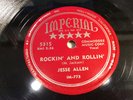 JESSE ALLEN-IMPERIAL 5315-ROCKIN' AND ROLLIN'/I LOVE YOU SO-NOLA BLUES 78 1954