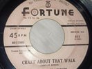 Detroit Blues 45 - Sir John Lee Hooker - Crazy About That Walk - Fortune HEAR IT