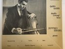 gary karr double bass golden crest RE 7012 LP Jeffrey Siegel Piano