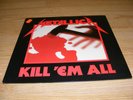 LP METALLICA, Kill em all,
