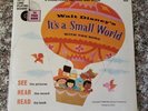 Vintage Walt Disney Its a Small World Book and 33 1/3 RPM Record 323 Sealed 1968