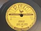 Sun 78 RPM Jerry Lee Lewis - Break Up / I’ll Make It All Up To You 303 E+
