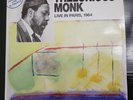 THELONIOUS MONK LIVE IN PARIS 1964 INEDIT UNISSUED vinyl LP Rare Mint