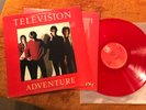 Television Adventure LP Elektra K52072 1978 UK pr Red Vinyl w/lyrIc tom verlaine