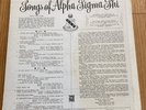 Alpha Sigma Phi   Songs of Alpha Sigma Phi • Used Vinyl LP (1966)