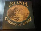 RUSH CARESS OF STEEL LP RECORD