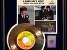 THE BEATLES A HARD DAYS NIGHT 45 RPM GOLD RECORD FRAMED RARE NON RIAA AWARD