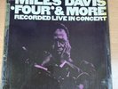 MILES DAVIS - FOUR & MORE - UK LAM FLIP CBS LP- BPG 62655