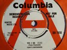 uk 45 TONY'S DEFENDERS yes i do. 1966 Columbia DB 7850 DEMO. top mod 2-sider