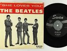 Beatles Picture Sleeve 45 - She Loves You - Swan - VG+ mp3