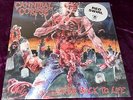 RARE 1991 CANNIBAL CORPSE EATEN BACK TO LIFE LTD RED BLOODSHOT SWIRL DEATH METAL