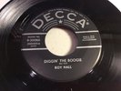 ROY HALL-DECCA 30060-DIGGIN' THE BOOGIE/THREE ALLEY CATS-ROCKABILLY 45 1956