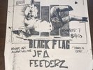 Vintage￼ Early 80’s Black Flag JFA ￼￼Flyer Poster Phx Punk Feederz Rare KBD HC