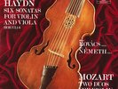 2LP HAYDN Sonatas violin & viola MOZART Duos KOVACS NEMETH Hungaroton SLPX-11426