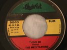 THE MEDITATIONS - THINK SO / DUB SO - VERY GOOD