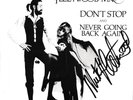 Fleetwood Mac Don't Stop 45 sleeve signed Mick Fleetwood Rumours PSA Guarantee