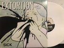 Extortion – Sick LP 2015 Deep Six Records – #81 NM/NM [WHITE]