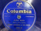 Jazz-78 RPM-Benny Goodman w/ Mildred Bailey-Ol' Pappy/Junk Man-Great Sides-E