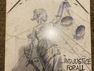 Metallica 33 Rpm Lp And Justice For All 1988 Original Pressing