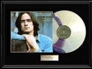 JAMES TAYLOR SWEET BABY WHITE GOLD PLATINUM TONE RECORD LP