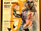 LENYA-Kurt Weill/ Brecht Threepenny Opera-COLUMBIA WLP PROMO 6i Stereo w POSTER