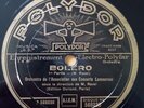 Maurice Ravel Conducts His Bolero 78 RPM 2 X Polydor France 566030/31 EX+