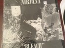 Nirvana “ Bleach” sub pop vinyl record VG+ 1989 2000 Reprinted SP-34